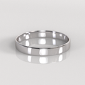 Argolla Tubo 3mm • 1,5g - Oro Blanco 18K