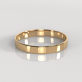 Argolla Tubo 3mm • 1,5g - Oro Rosado 18K