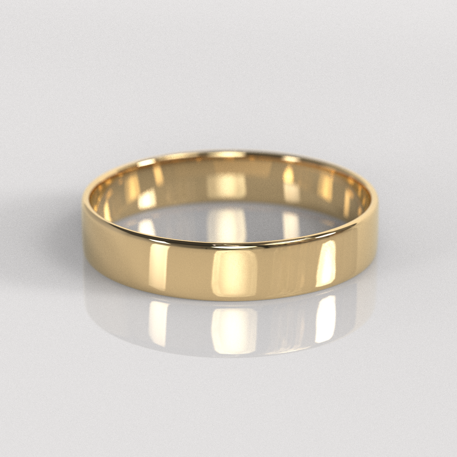Argolla Tubo 4mm • 2g - Oro Amarillo 18K