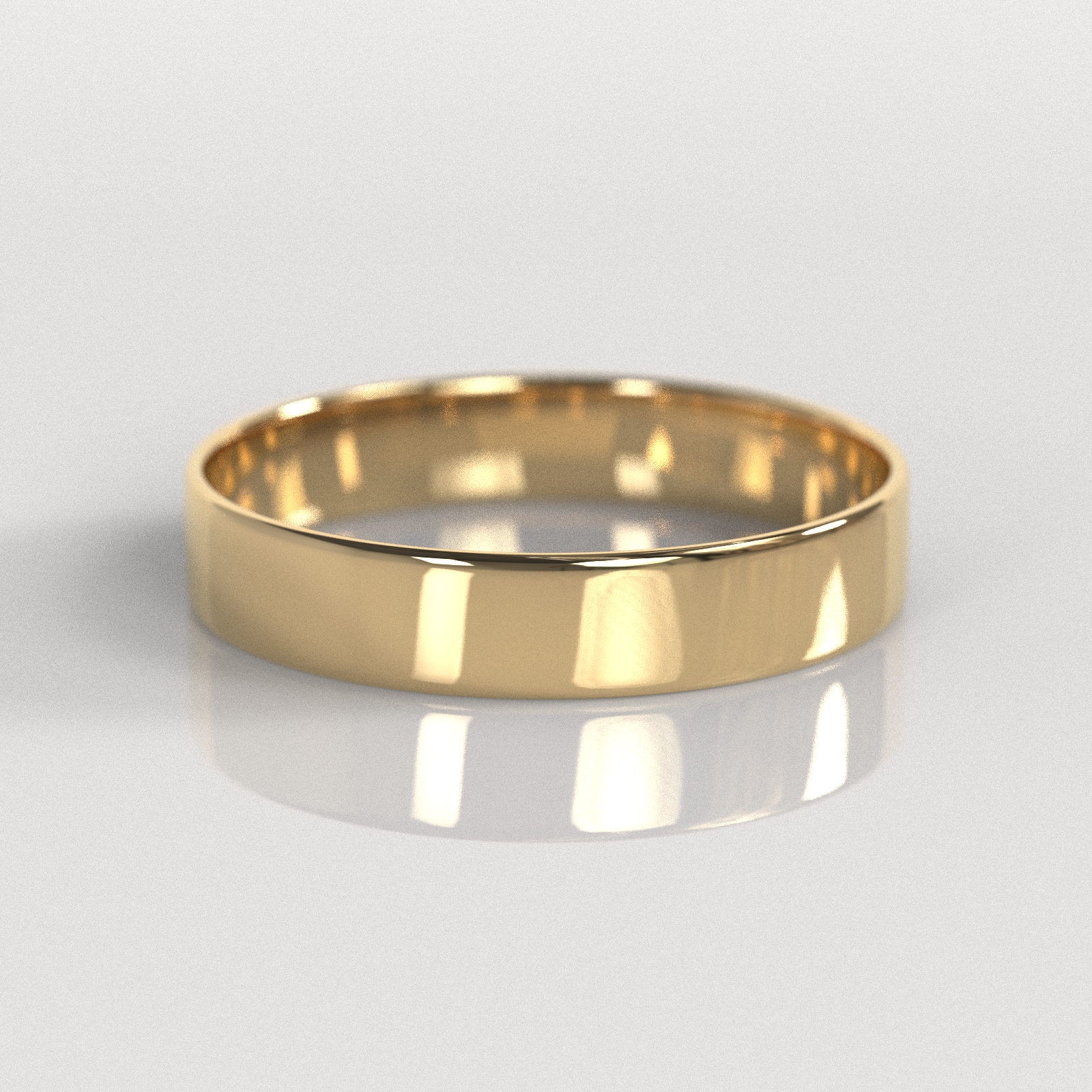 Argolla Tubo 4mm • 2g - Oro Amarillo 18K