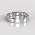 Argolla Tubo 4mm • 2g - Oro Blanco 18K