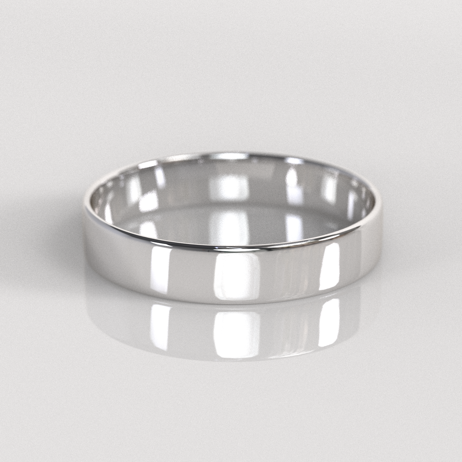 Argolla Tubo 4mm • 2g - Plata