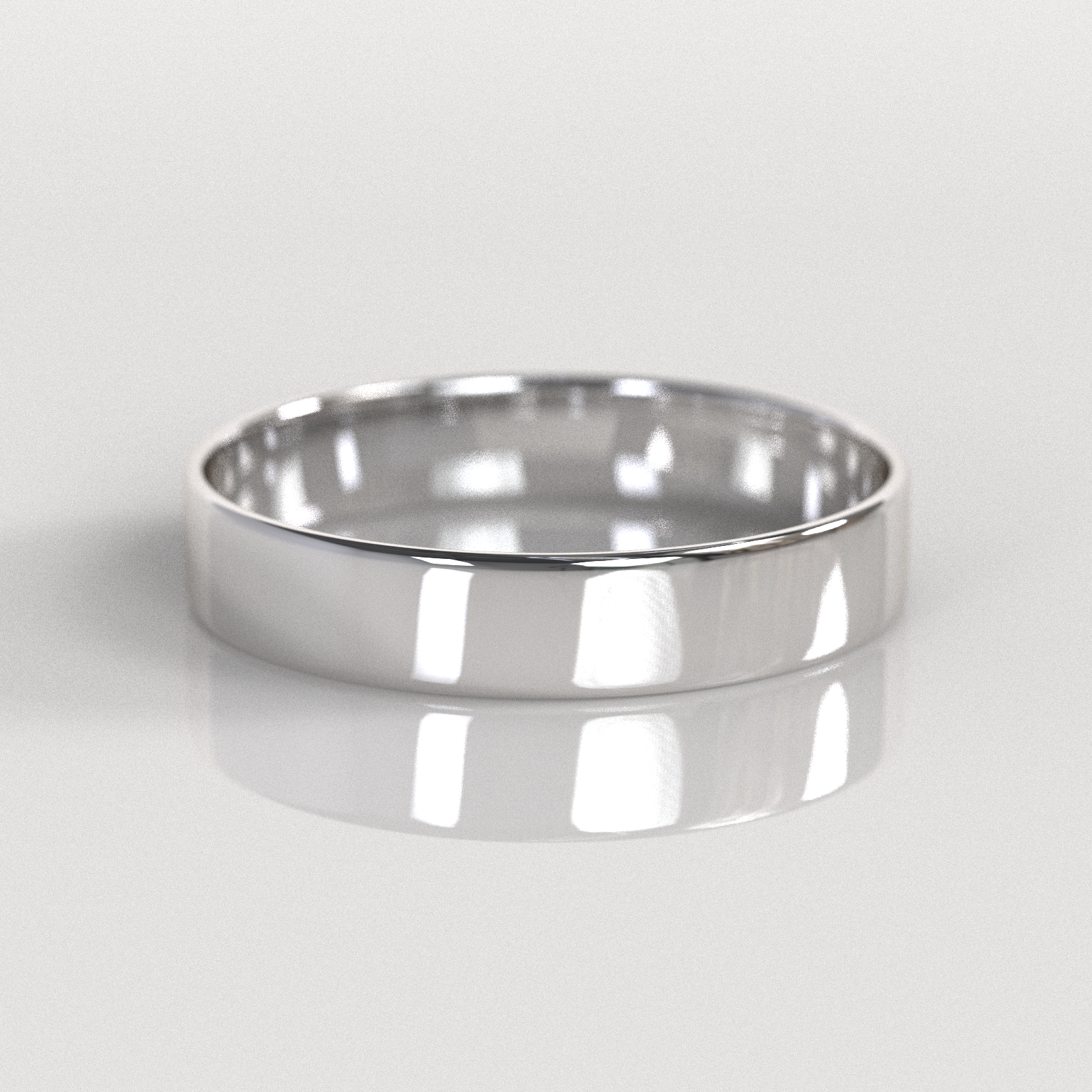 Argolla Tubo 4mm • 2g - Plata
