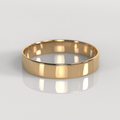 Argolla Tubo 4mm • 2g - Oro Rosado 18K