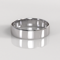 Argolla Tubo 5mm • 2,5g - Oro Blanco 18K