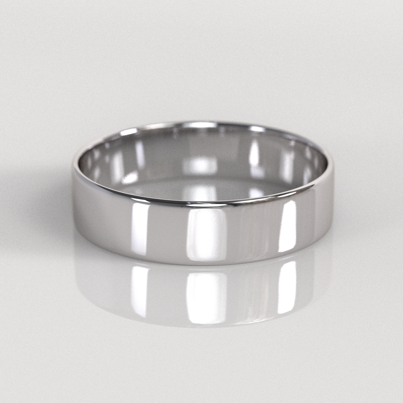 Argolla Tubo 5mm • 2,5g - Oro Blanco 18K