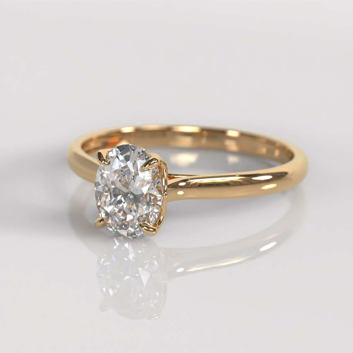 Anillo de Compromiso Blossom - Oro Rosado 18K