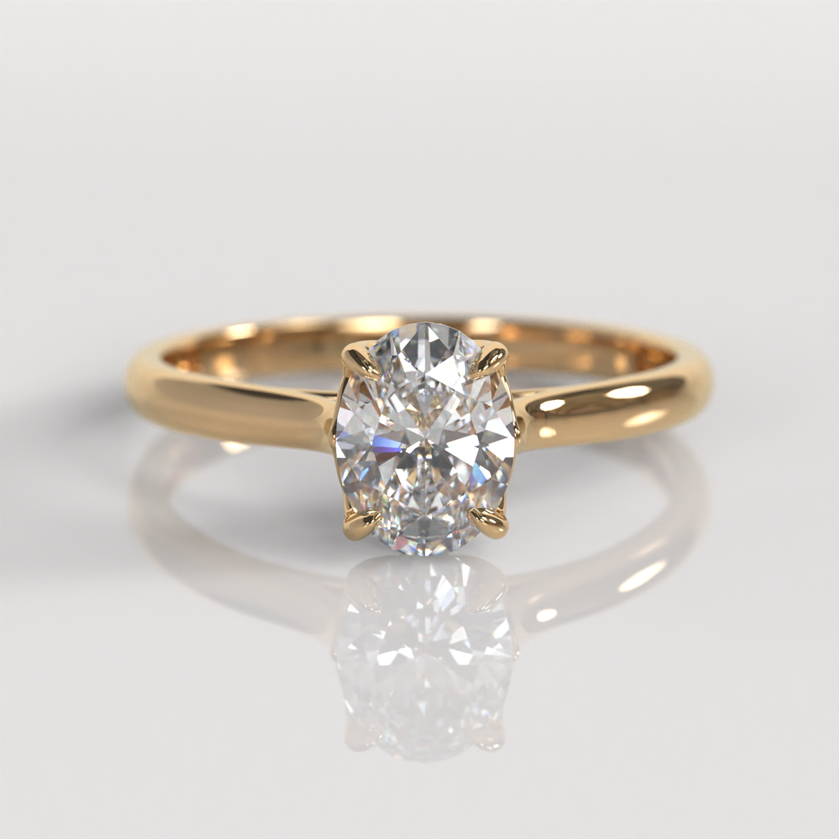 Anillo de Compromiso Blossom - Oro Rosado 18K