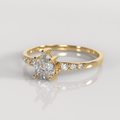 Anillo de Compromiso Leyla - Oro Amarillo 18K