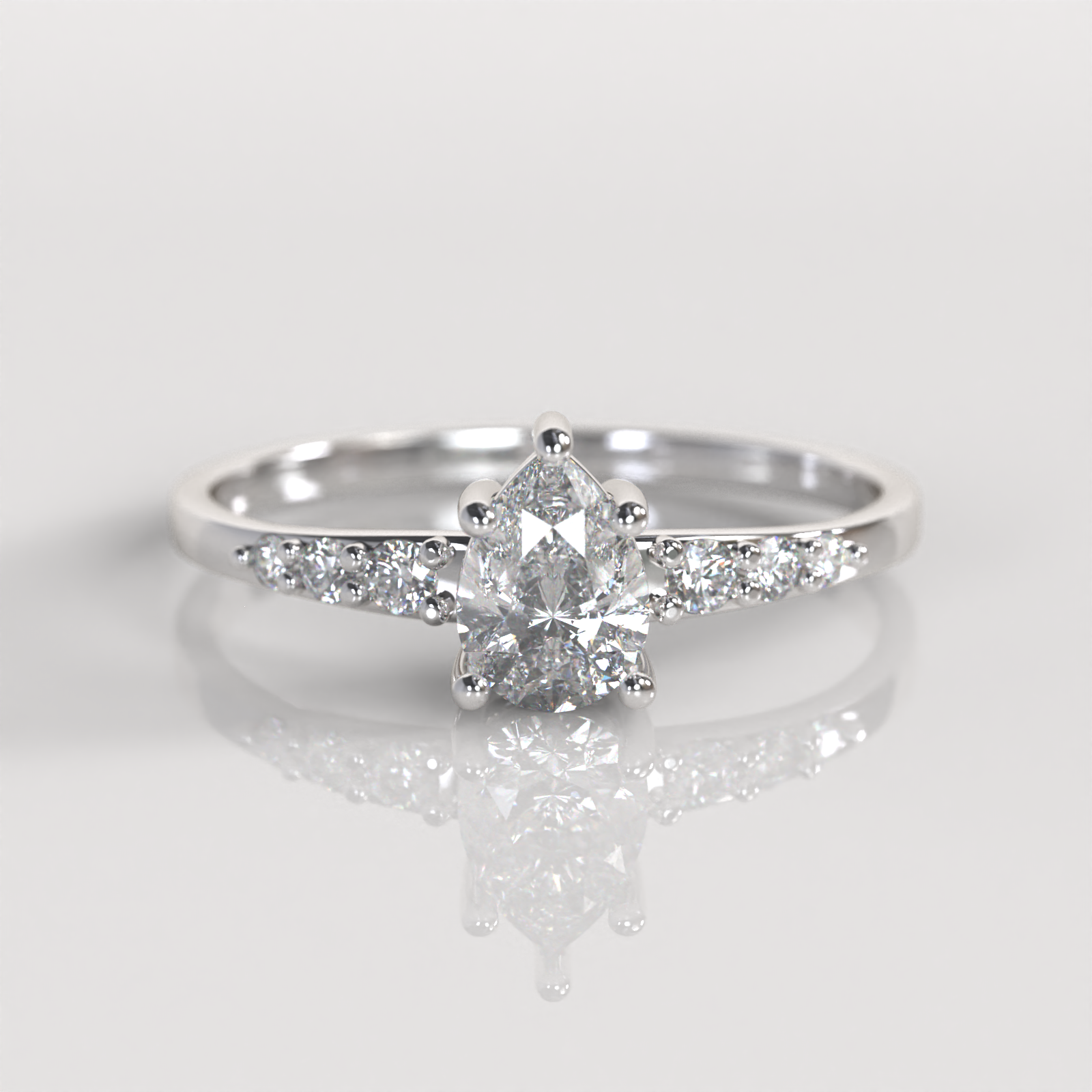 Anillo de Compromiso Leyla - Plata